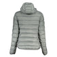 Silver Hooded Zip Jacket with Pockets