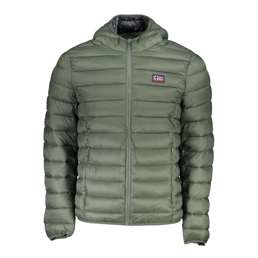 Emerald Haven Polyamide Hooded Jacket