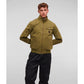 Elegant Green Cotton Bomber Jacket for Men