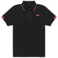 Elegant Cotton Polo with Contrast Details