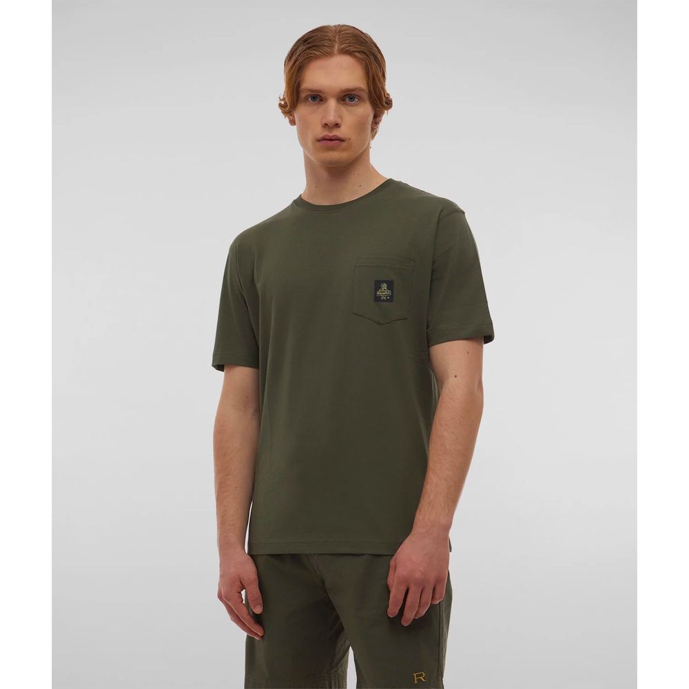 Army Cotton Tee with Chest Pocket