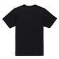 Elegant Black Cotton Tee with Chest Logo