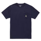 Celestial Blue Cotton Tee with Chest Logo