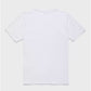 Elegant White Cotton Tee with Chest Logo