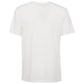 Classic White Cotton Crew-Neck Tee with Logo Detail