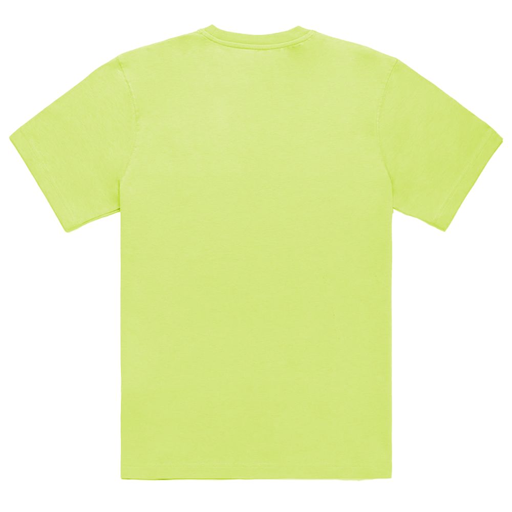 Crisp Cotton Logo Tee in Vibrant Yellow