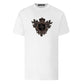 Elegant White Cotton Logo Tee