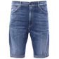 Chic Washed Denim Bermuda Shorts