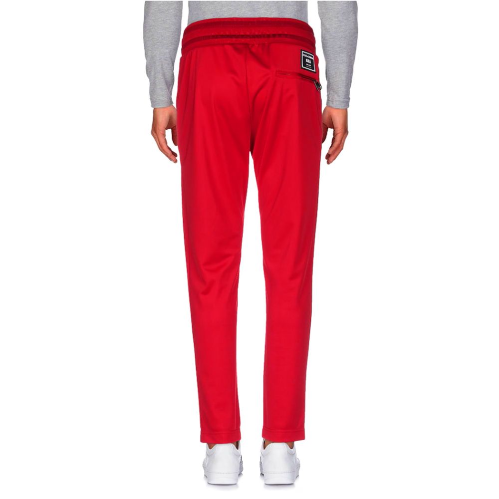 Elevate Your Style with Elite Pink Technical Tracksuit Trousers