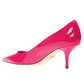 Elegant Fuchsia Patent Calfskin Pumps