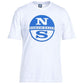 Crisp White Logo Cotton T-Shirt