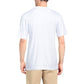 Elegant White Cotton Tee with Chest Print