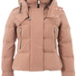 Elegant Rose Cotton Quilted Jacket