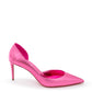 Glam Pink Metallic Leather Pumps