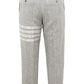 Elegant Striped Wool Trousers