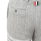 Elegant Striped Wool Trousers