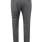 Elegant Tailored Gray Wool Trousers