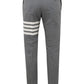 Elegant Dark Gray Tailored Trousers