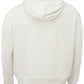 Elegant White Wool Hooded Cardigan