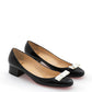 Elegant Black Patent Leather Ballet Flats