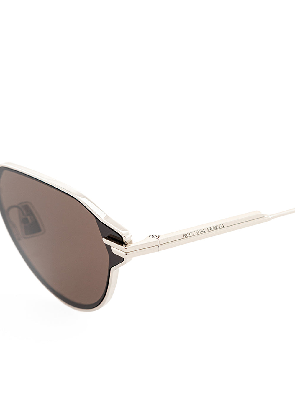 Elegant Silver Metal Sunglasses