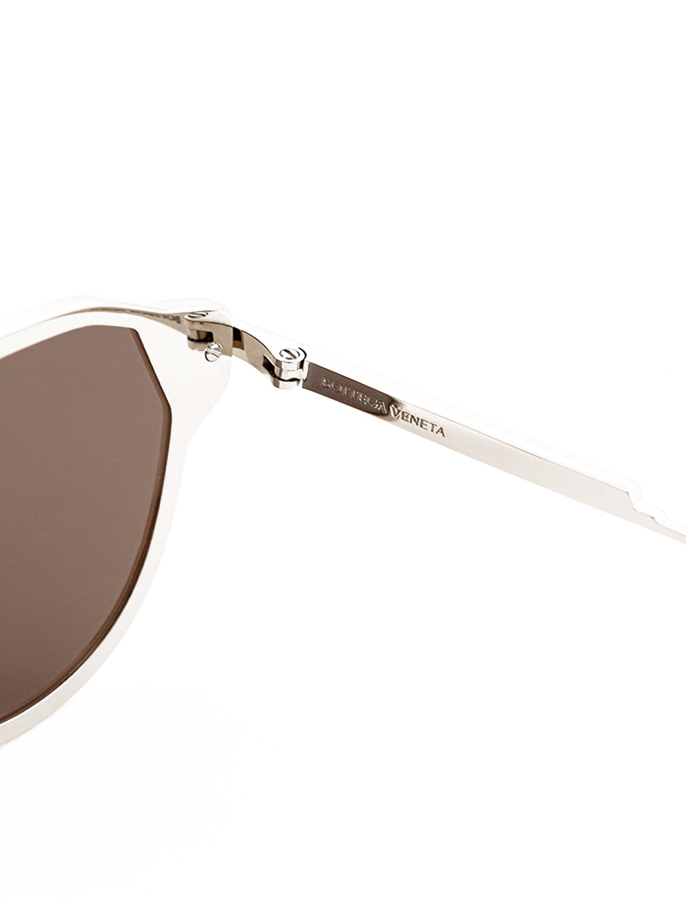 Elegant Silver Metal Sunglasses