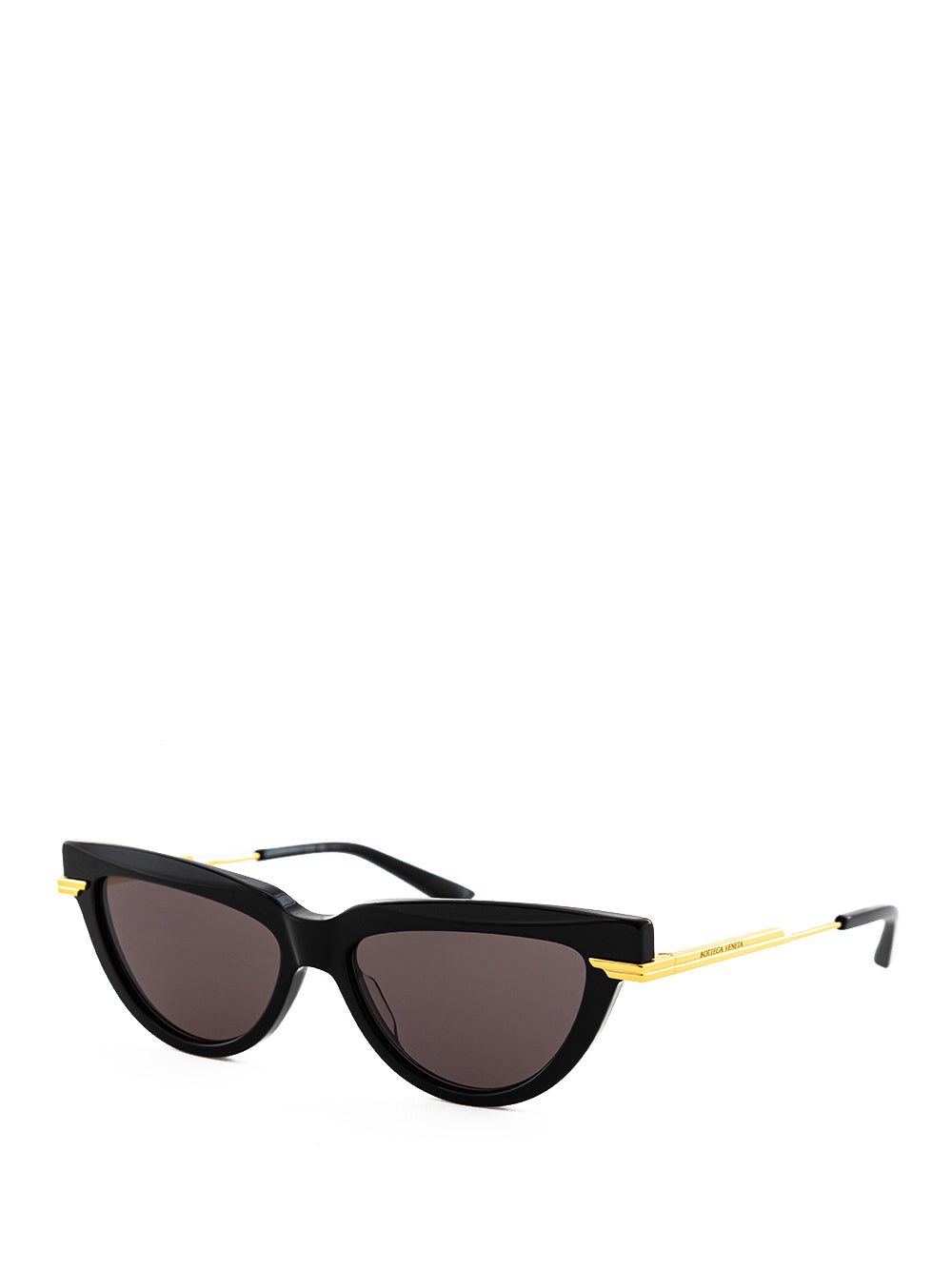 Elegant Black Sunglasses with Gold Accents