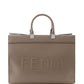 Sunshine Medium Beige Leather Tote