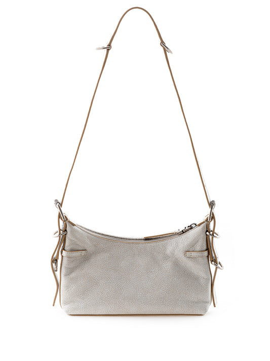 Elegant Ivory Leather Mini Shoulder Bag