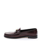 Elegant Brown Leather Triomphe Loafers