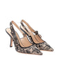 Elegant Beige Slingback J'adior Heels