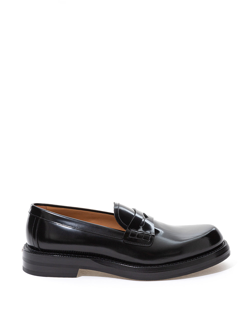 Elegant Black Leather Loafers for Men