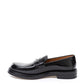 Elegant Black Leather Loafers for Men