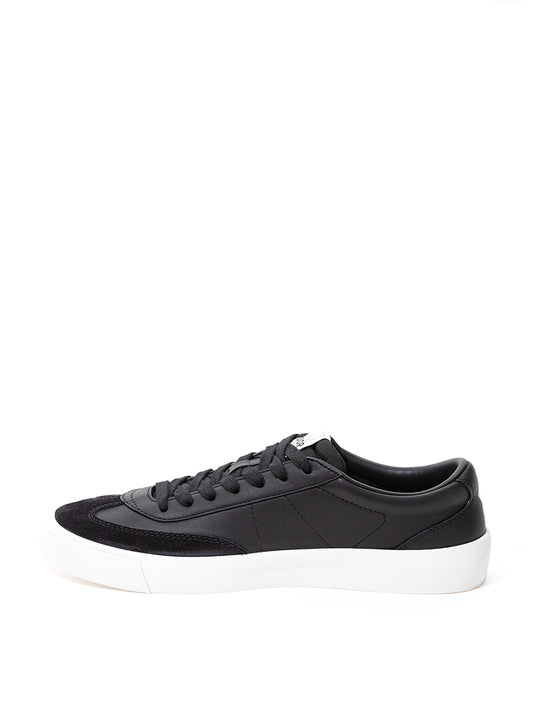 Elegant Black Leather Sneakers