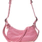 Pink Le Cagole Chenille Shoulder Bag