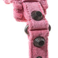 Pink Le Cagole Chenille Shoulder Bag