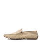 Elegant Beige Suede Penny Loafers