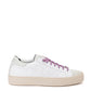 Elegant White Leather Sneakers for the Discerning