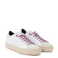 Elegant White Leather Sneakers for the Discerning