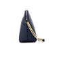 Jet Set Navy Medium X Dome Leather Crossbody Bag Purse