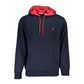 Classic Blue Fleece Hooded Sweatshirt