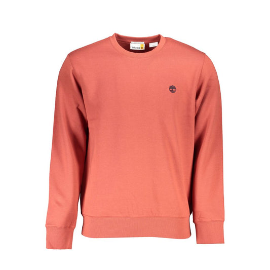 Chic Pink Fleece Crew Neck Sweatshirt