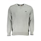 Eco-Conscious Gray Crew Neck Sweater