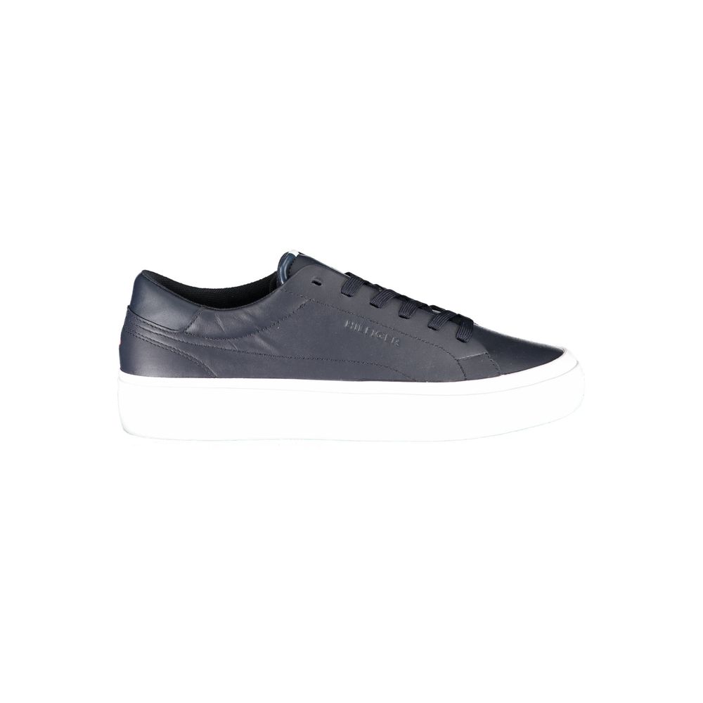 Eco-Conscious Blue Lace-Up Sneakers