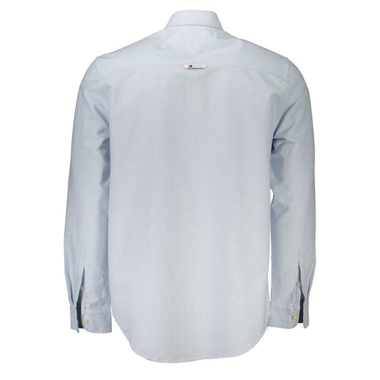 Elegant Light Blue Regular Fit Shirt