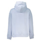 Chic Light Blue Hooded Sweatshirt