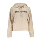 Elegant Beige Hooded Sweatshirt