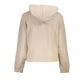 Elegant Beige Hooded Sweatshirt