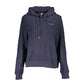 Chic Blue Hooded Sweatshirt