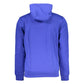 Classic Blue Hooded Sweatshirt with Logo